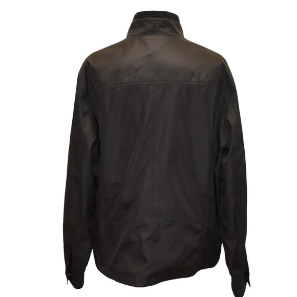 Calvin Klein Black Full Zip Front Lightweight Stand-up Collar Jacket Size XL - Picture 5 of 7